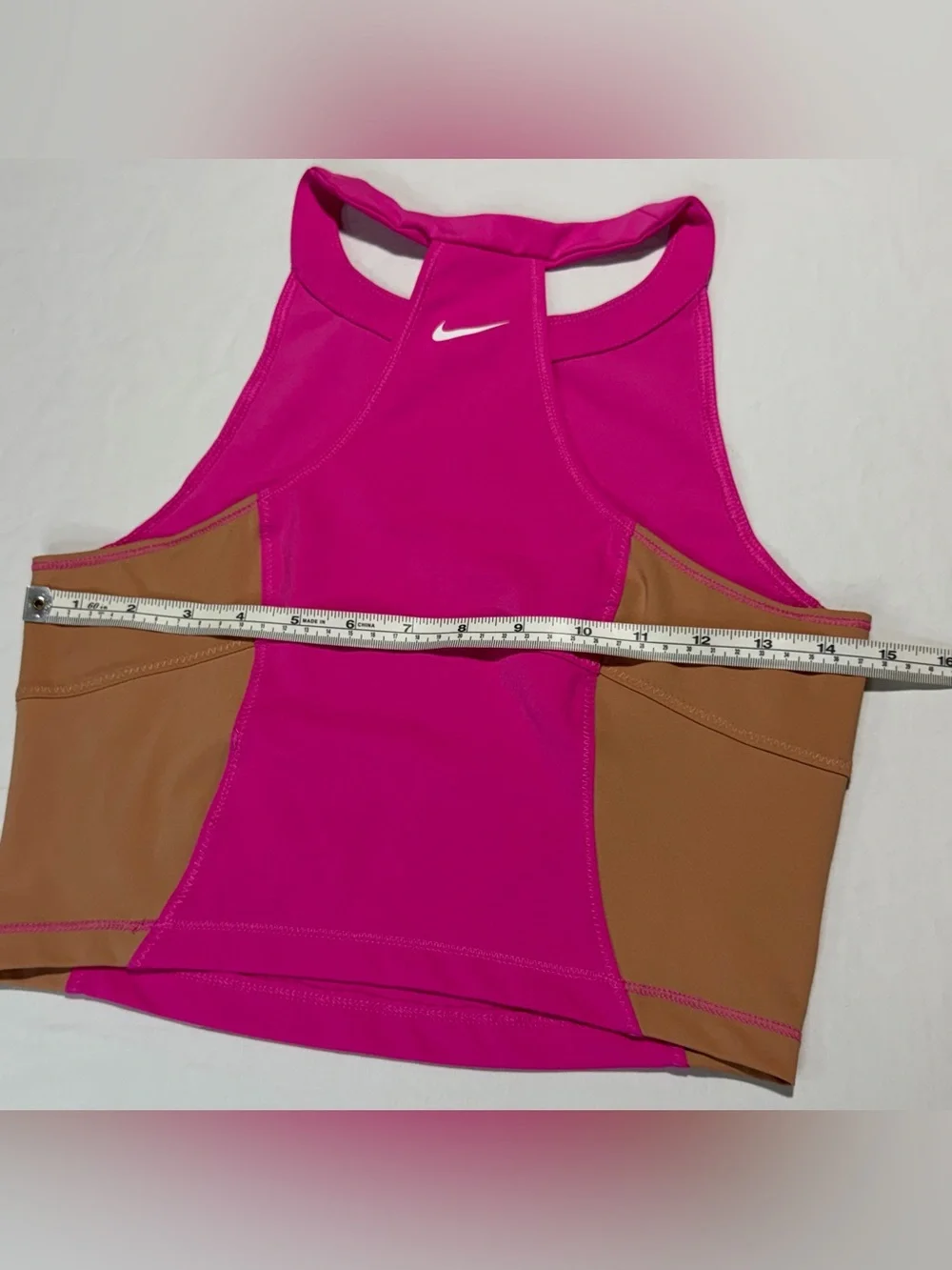 Nike Hot Pink Performance Cropped Tank